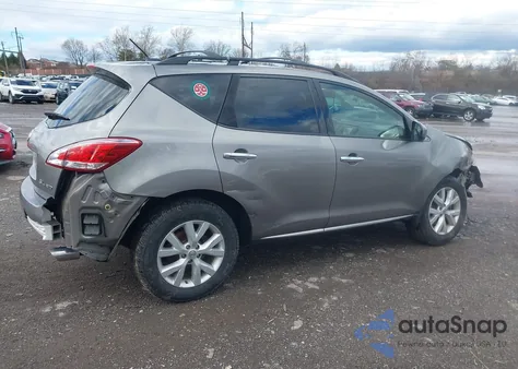 2012 Nissan Murano Sl из США, поврежденный, VIN JN8AZ1MW1CW230537